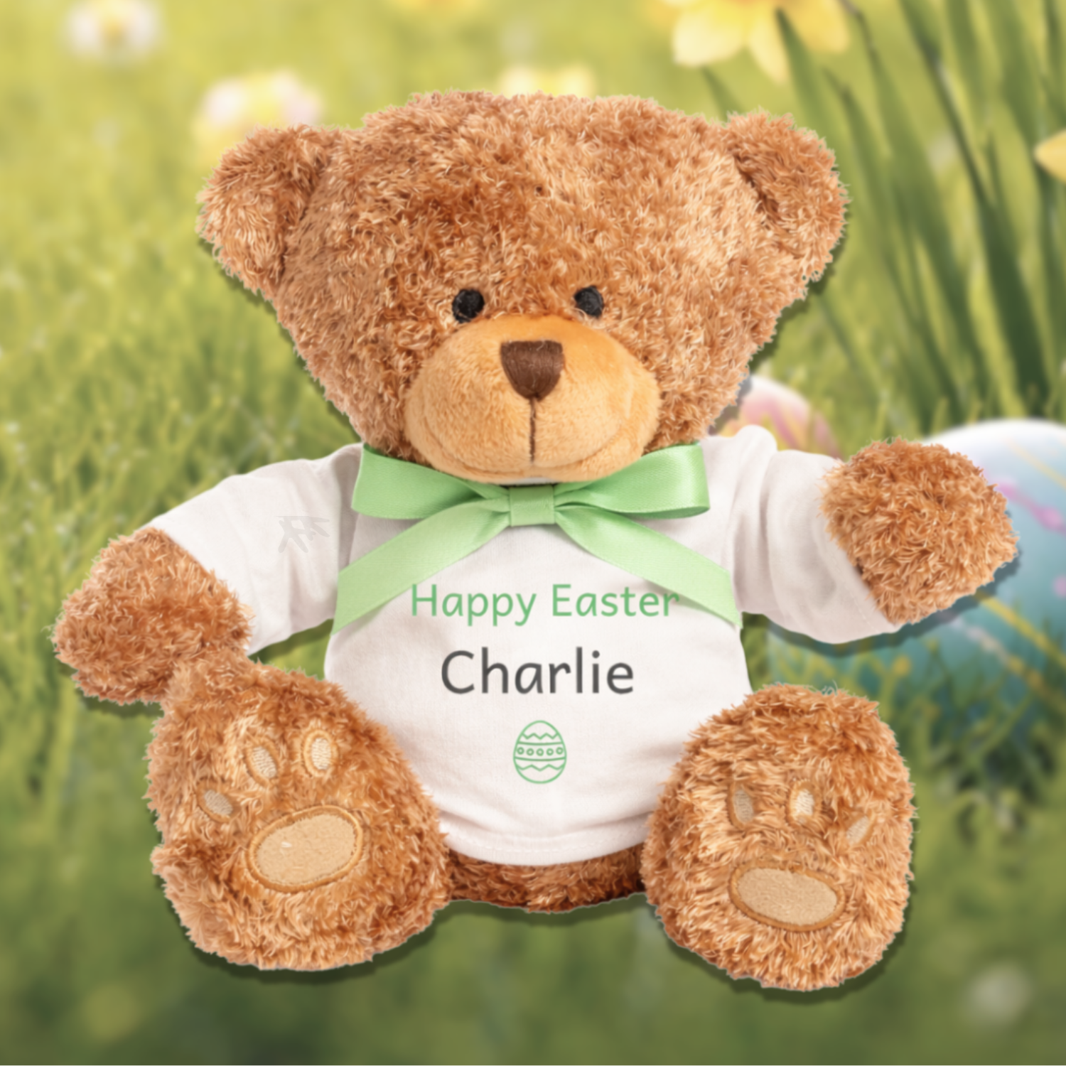 Easter bear bundle with chick and chocolate egg