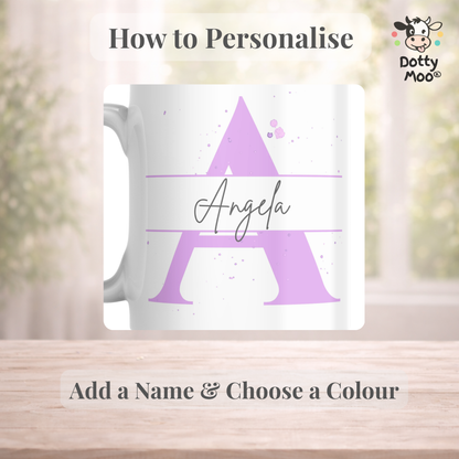 Personalised Initial & Name Mug
