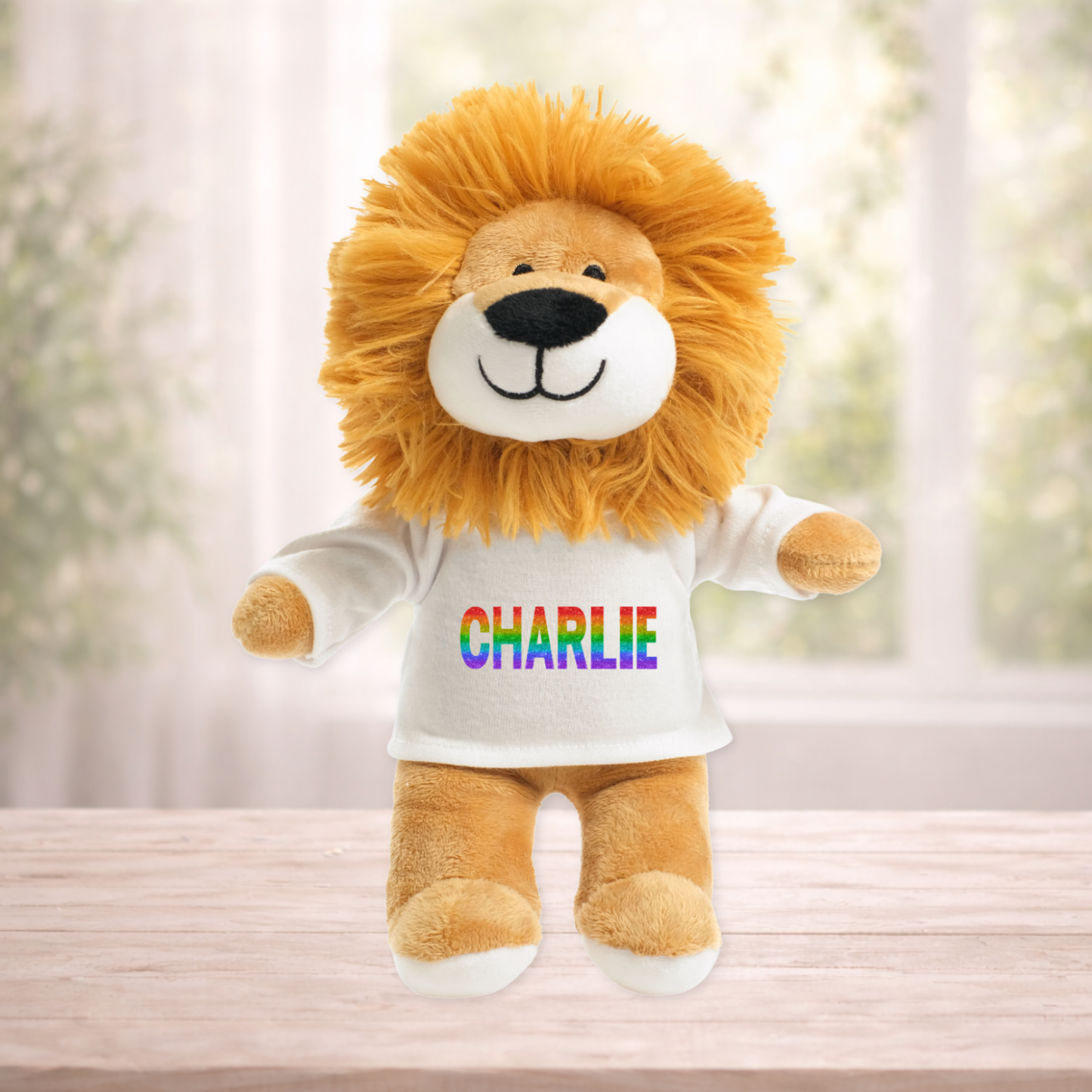 Personalised Name Lion Teddy