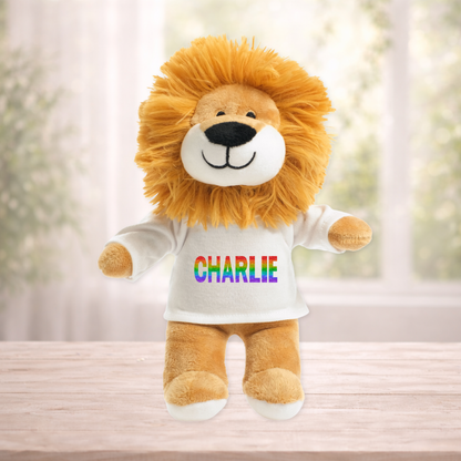 Personalised Name Lion Teddy