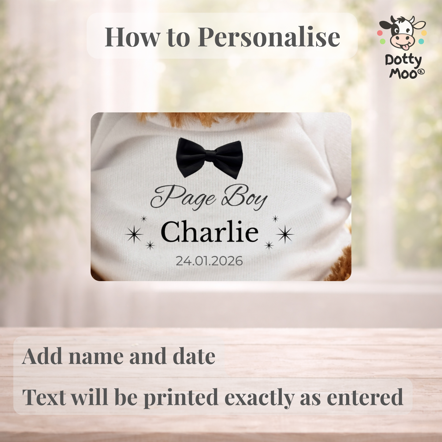 Personalised Wedding Party Cub Bears