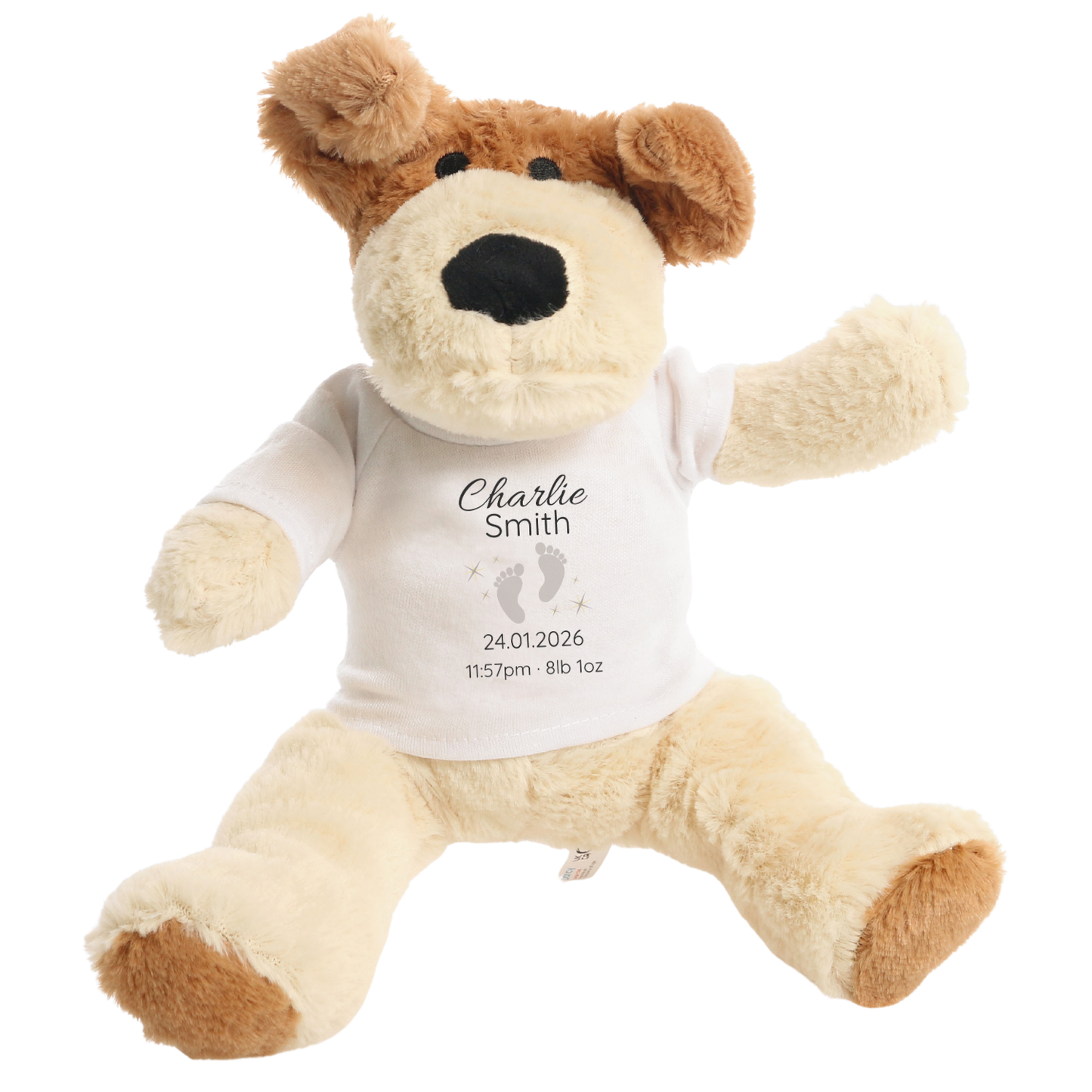 Personalised Newborn Dog Teddy