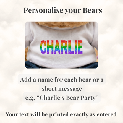 Personalised Bear Party Package!