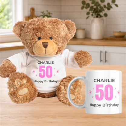 Personalised 50th Birthday Mug
