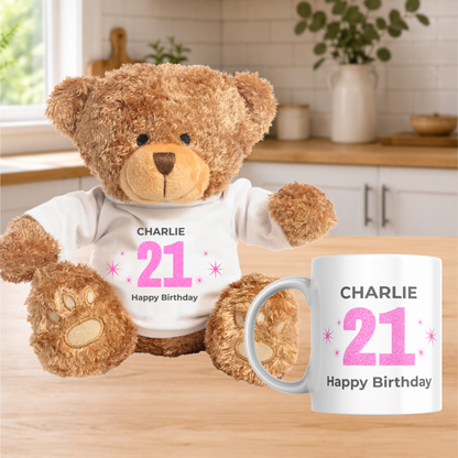 Personalised 21st Birthday Mug