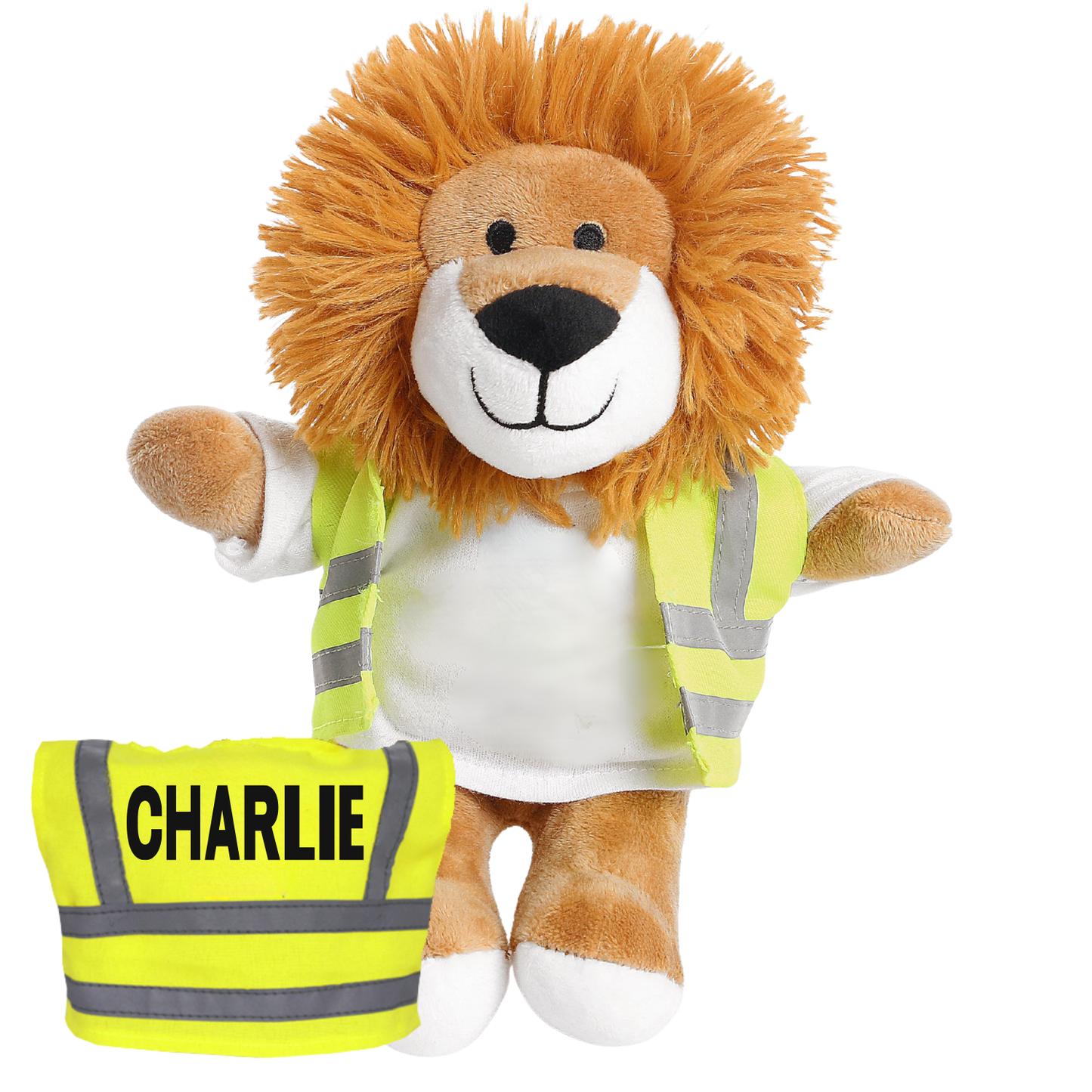 Personalised Hi-Vis Jacket (Fits Small Plush)