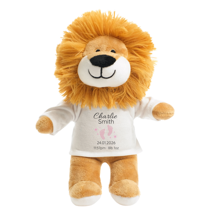 Personalised Newborn Lion Teddy
