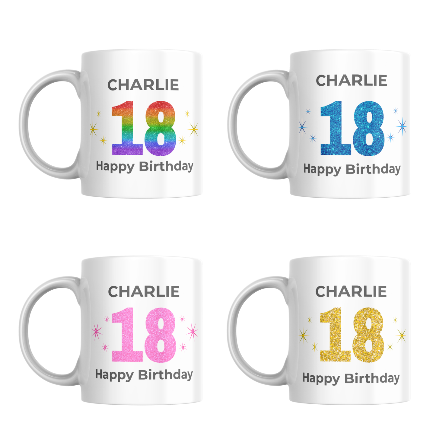 Personalised 18th Birthday Mug