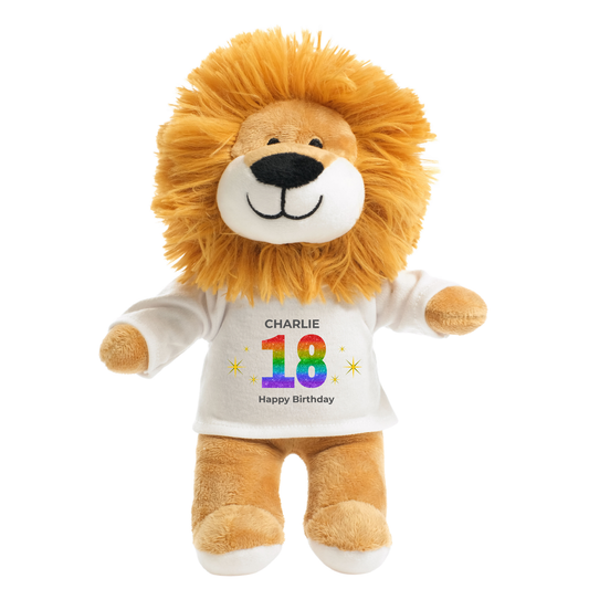Personalised 18th Birthday Lion