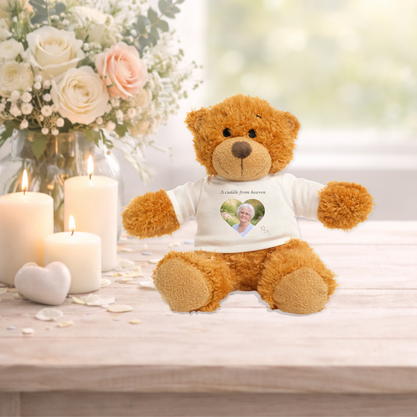 Personalised Memorial Snuggle Bear