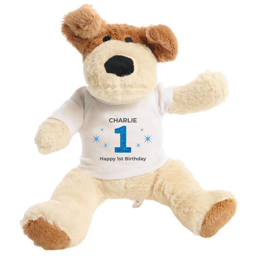 Personalised 1st Birthday Dog