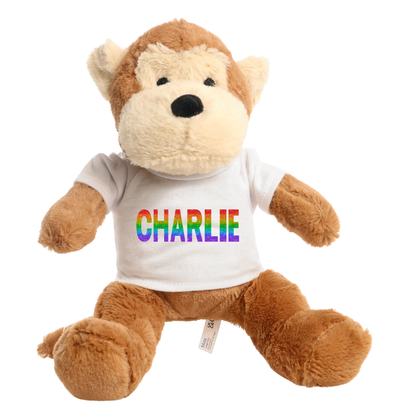 Personalised Name Monkey Teddy