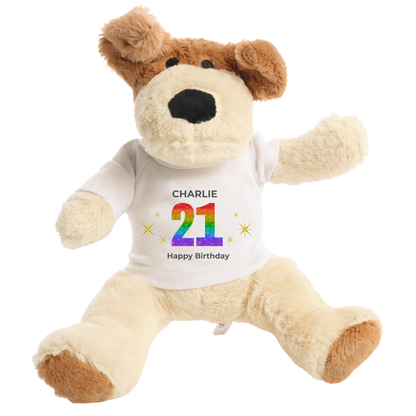 Personalised 21st Birthday Dog