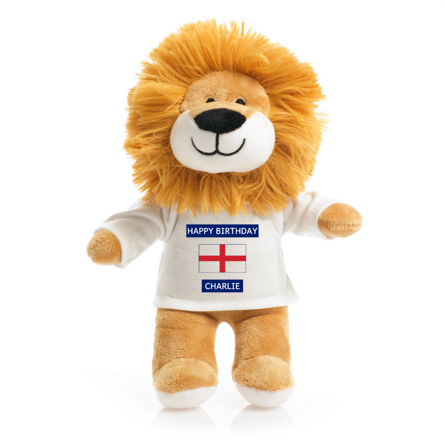 Personalised England Football Birthday Lion
