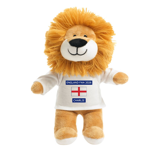 Personalised England Fan 2026 Lion