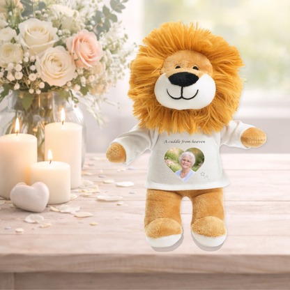 Personalised Memorial Lion Teddy