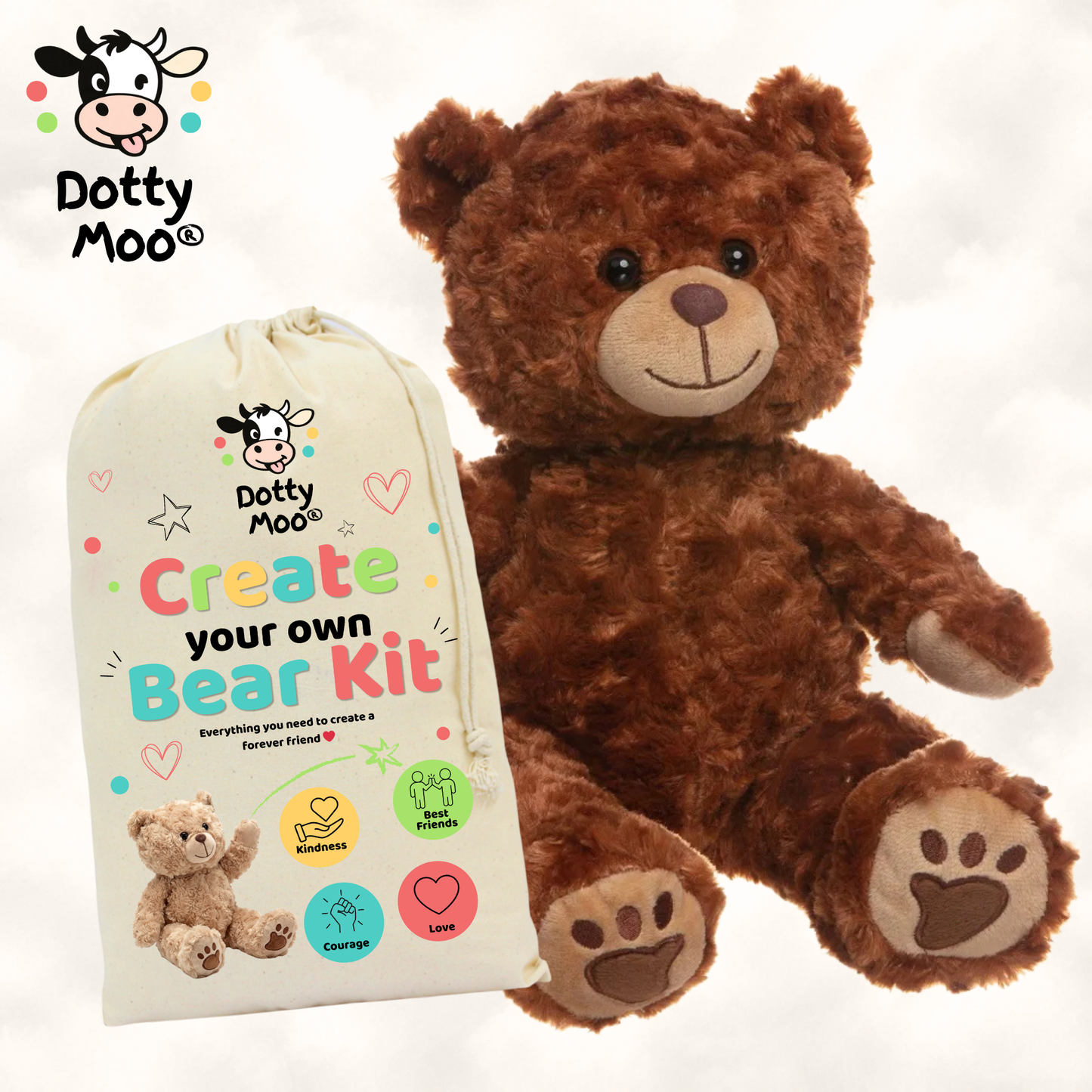 Create Your Own Bear Kit - Brown