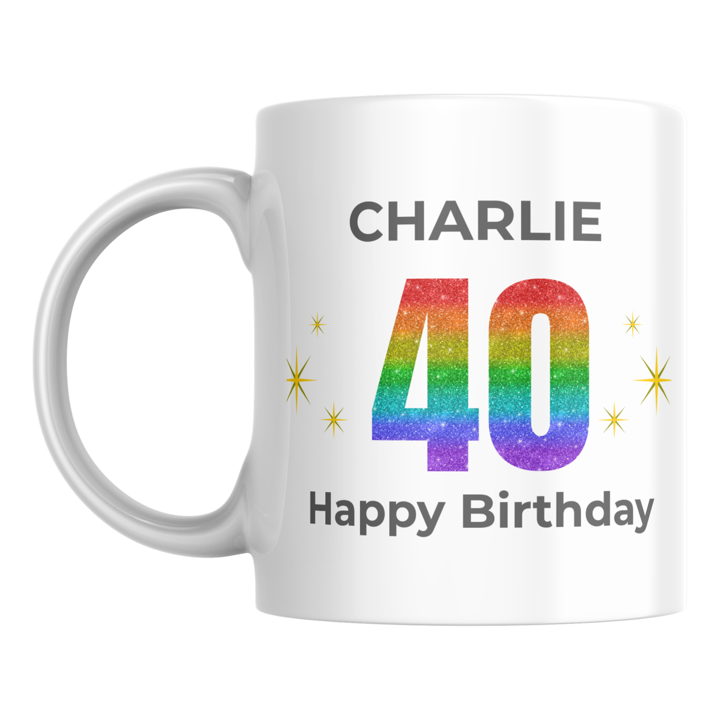 Personalised 40th Birthday Mug