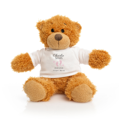 Personalised Newborn Snuggle Bear