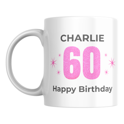Personalised 60th Birthday Mug