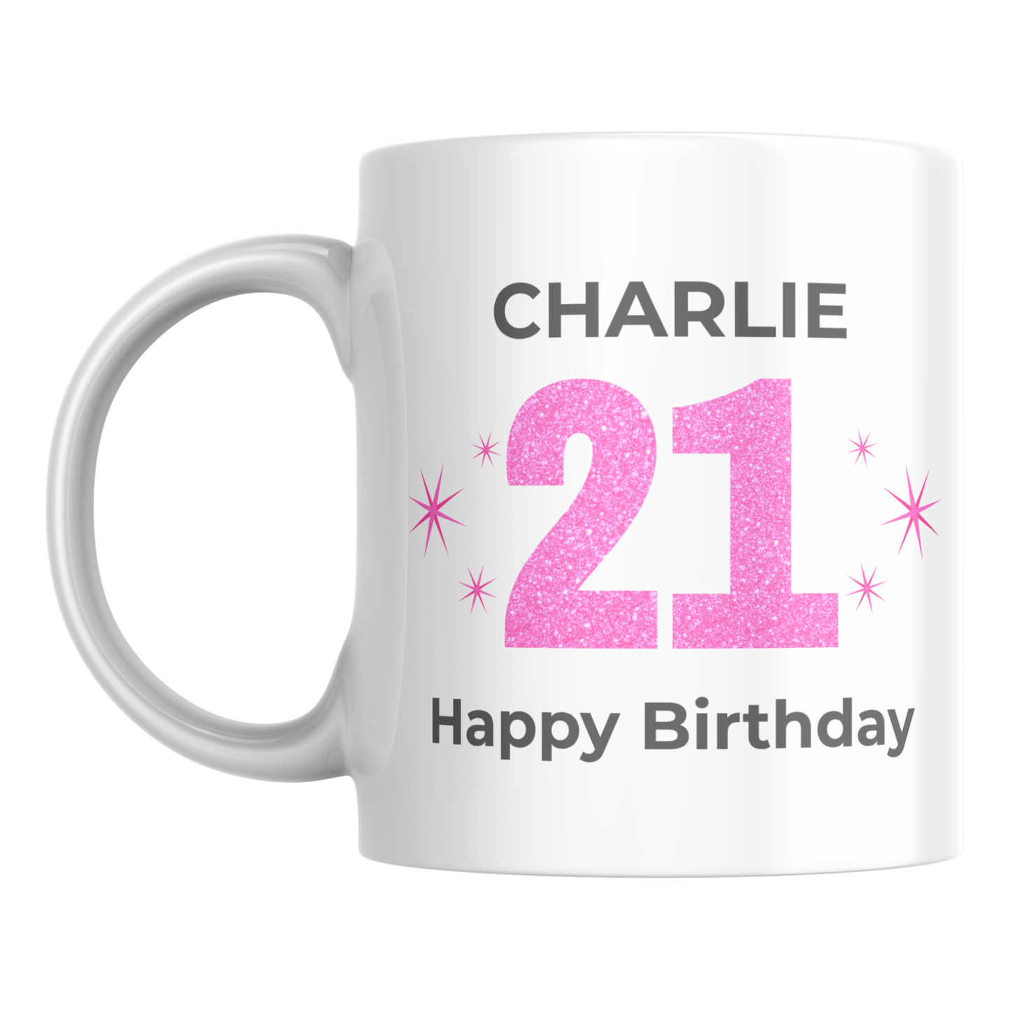 Personalised 21st Birthday Mug