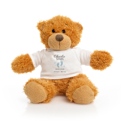 Personalised Newborn Snuggle Bear