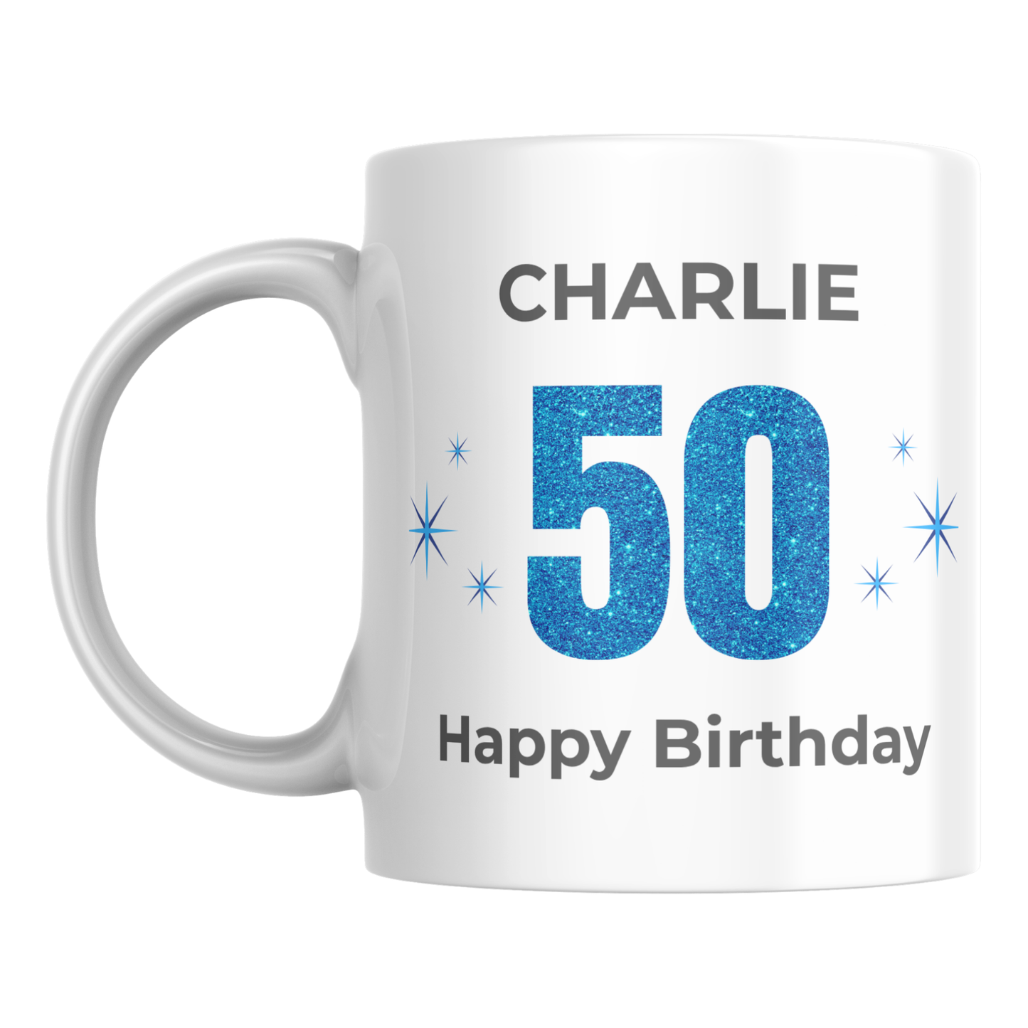 Personalised 50th Birthday Mug