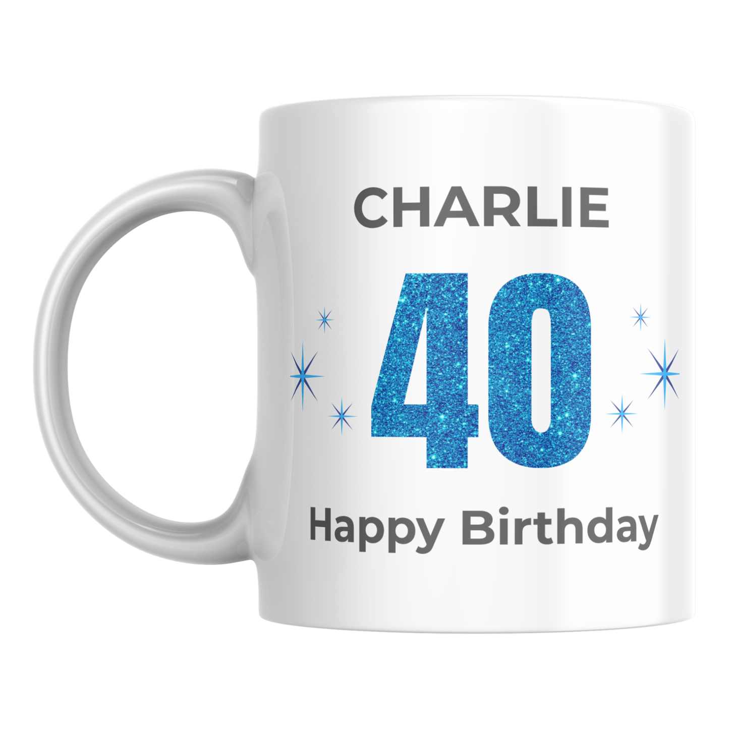 Personalised 40th Birthday Mug