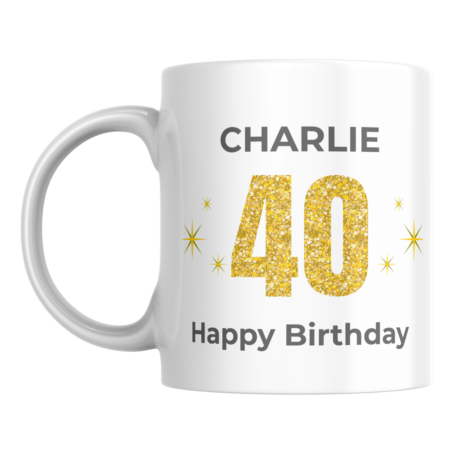 Personalised 40th Birthday Mug