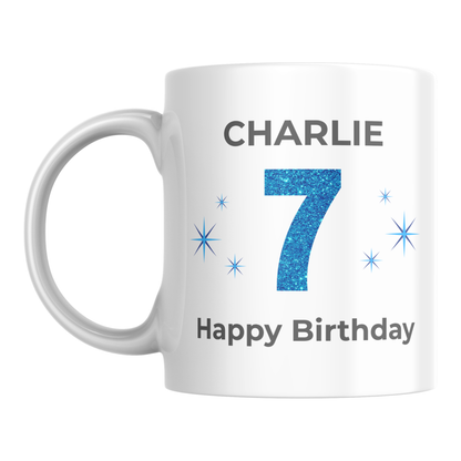 Personalised Any Age Birthday Mug