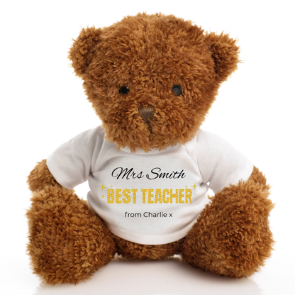Personalised Teacher Thank You Bear