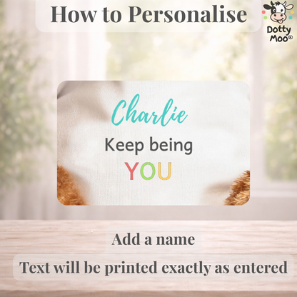 Personalised Identity & Belonging Teddy Bear