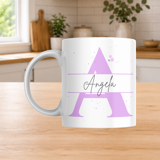 Personalised Initial & Name Mug