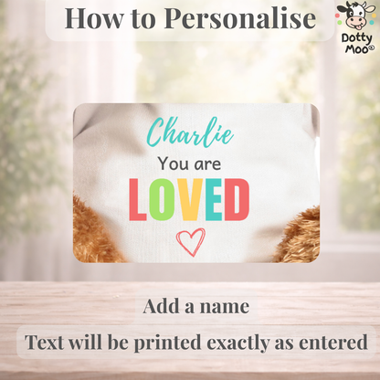 Personalised Positive Affirmation Teddy Bear