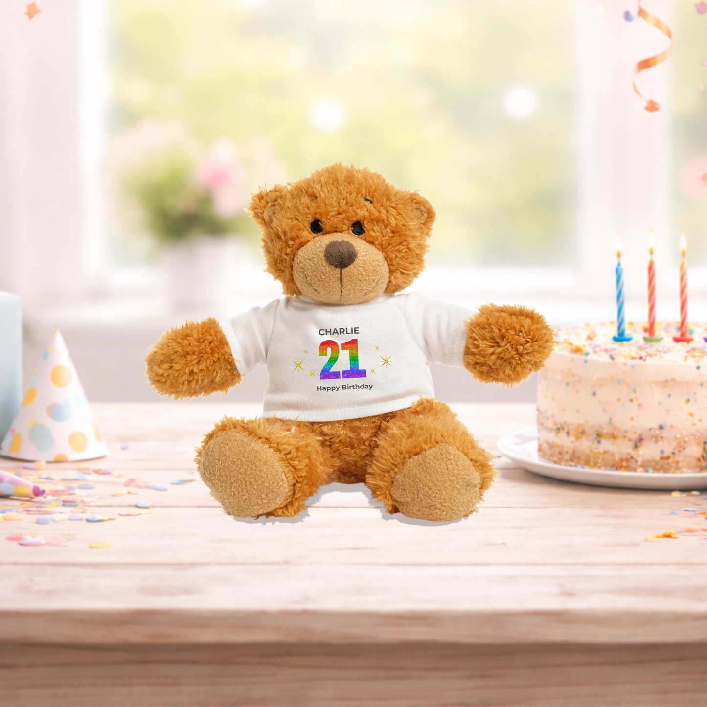 Personalised 21st Birthday Snuggle Bear