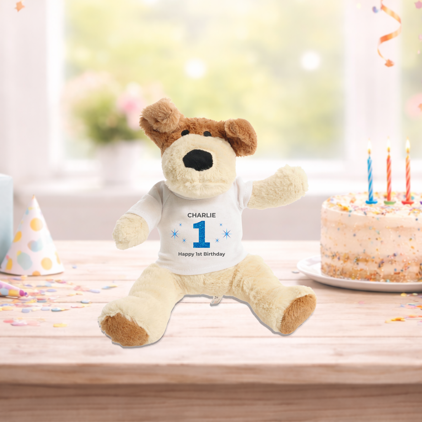Personalised 1st Birthday Dog