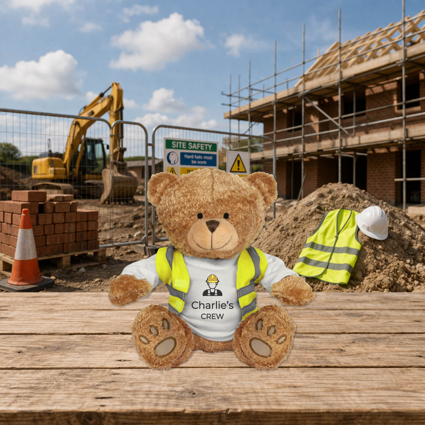 Personalised Builder Classic Bear