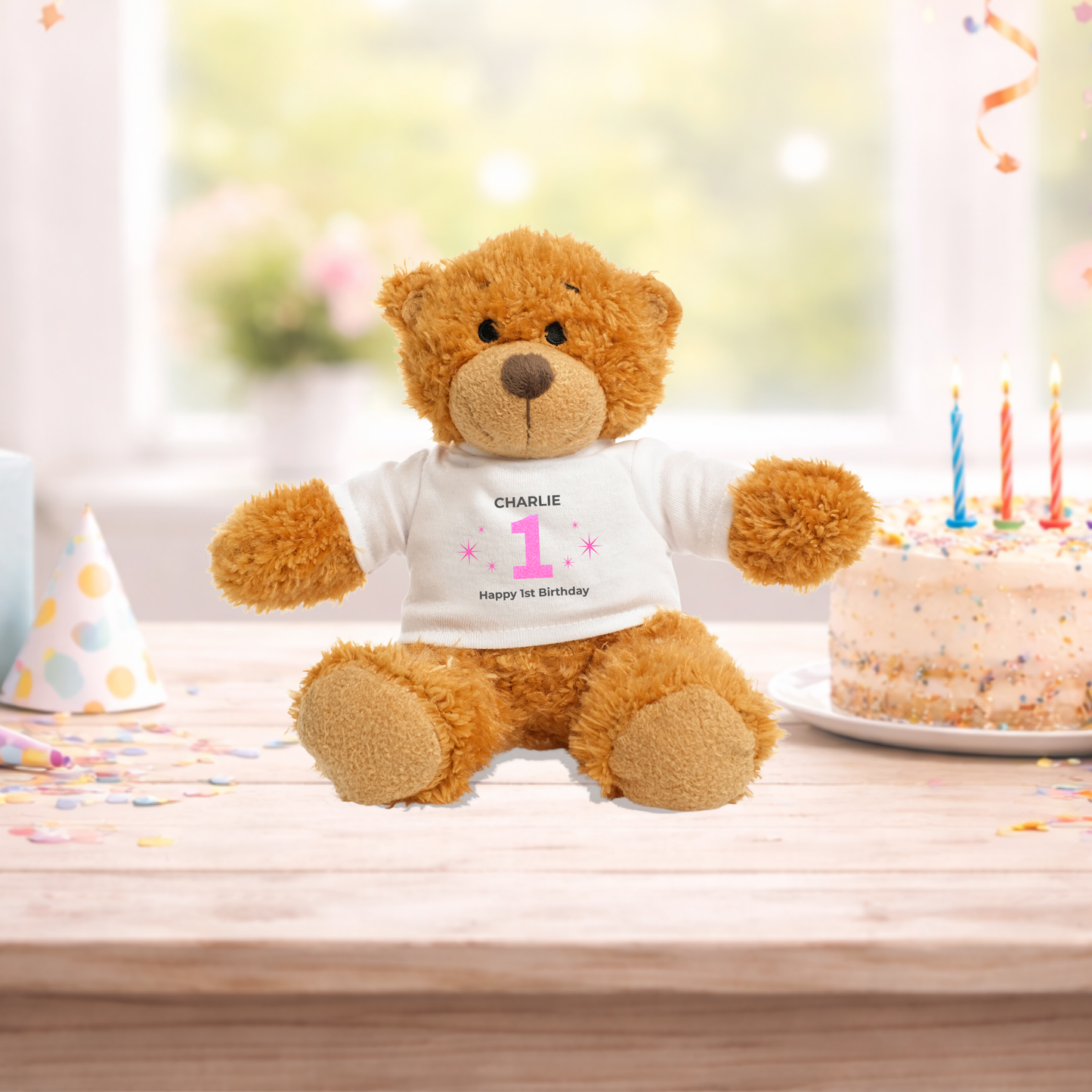 Personalised 1st Birthday Snuggle Bear