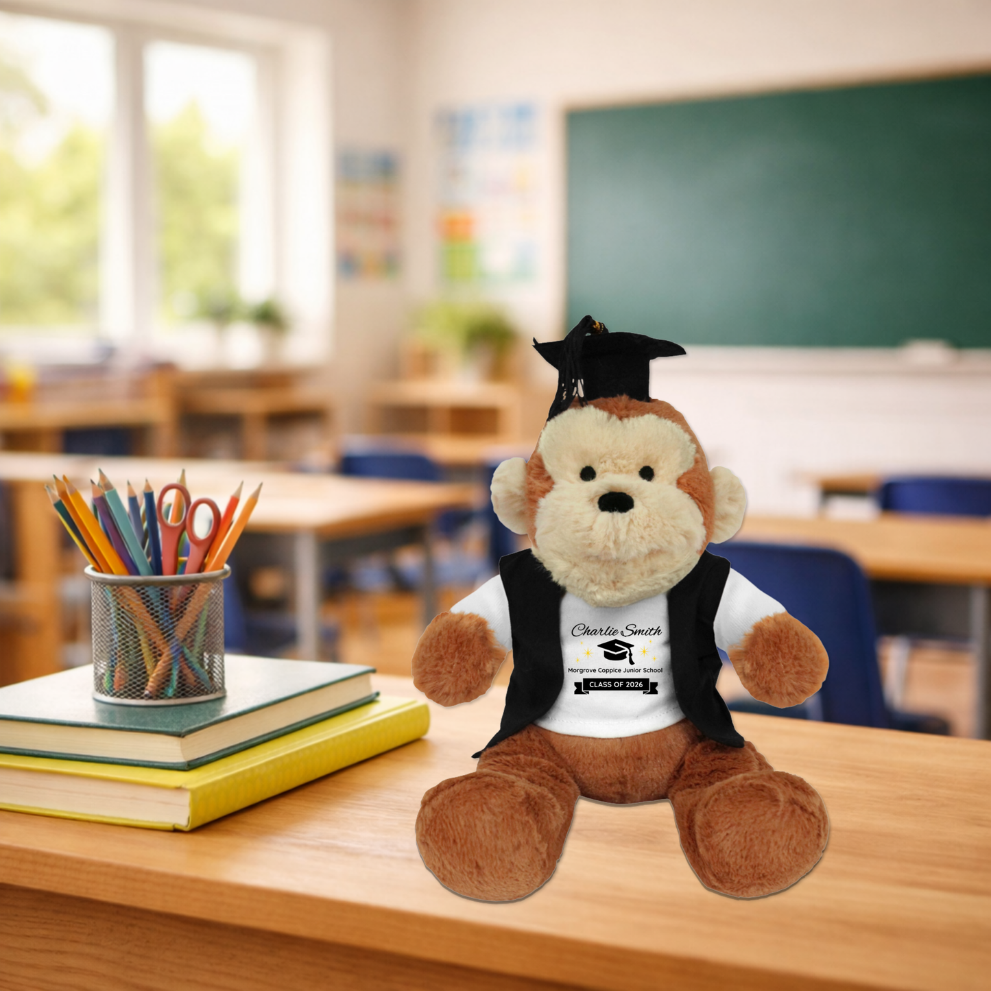Personalised Graduation Monkey