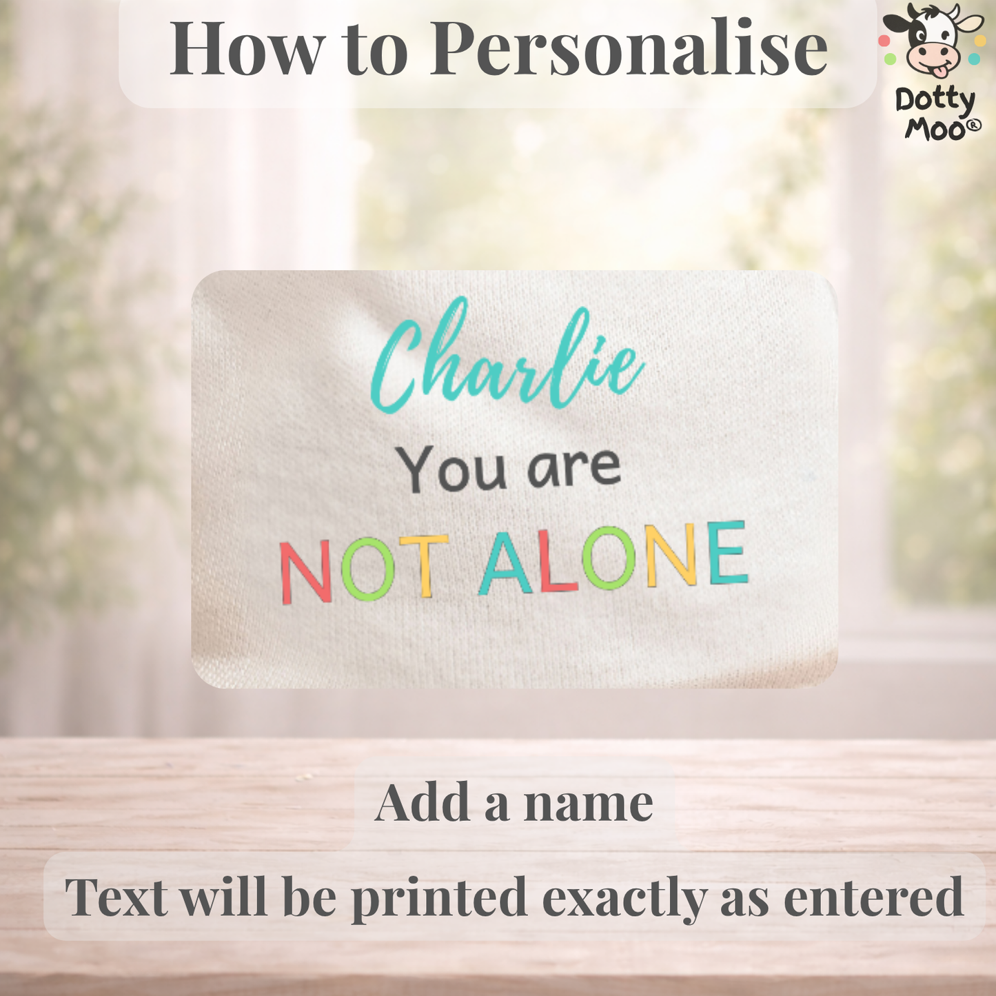 Personalised Comfort & Support Teddy Bear