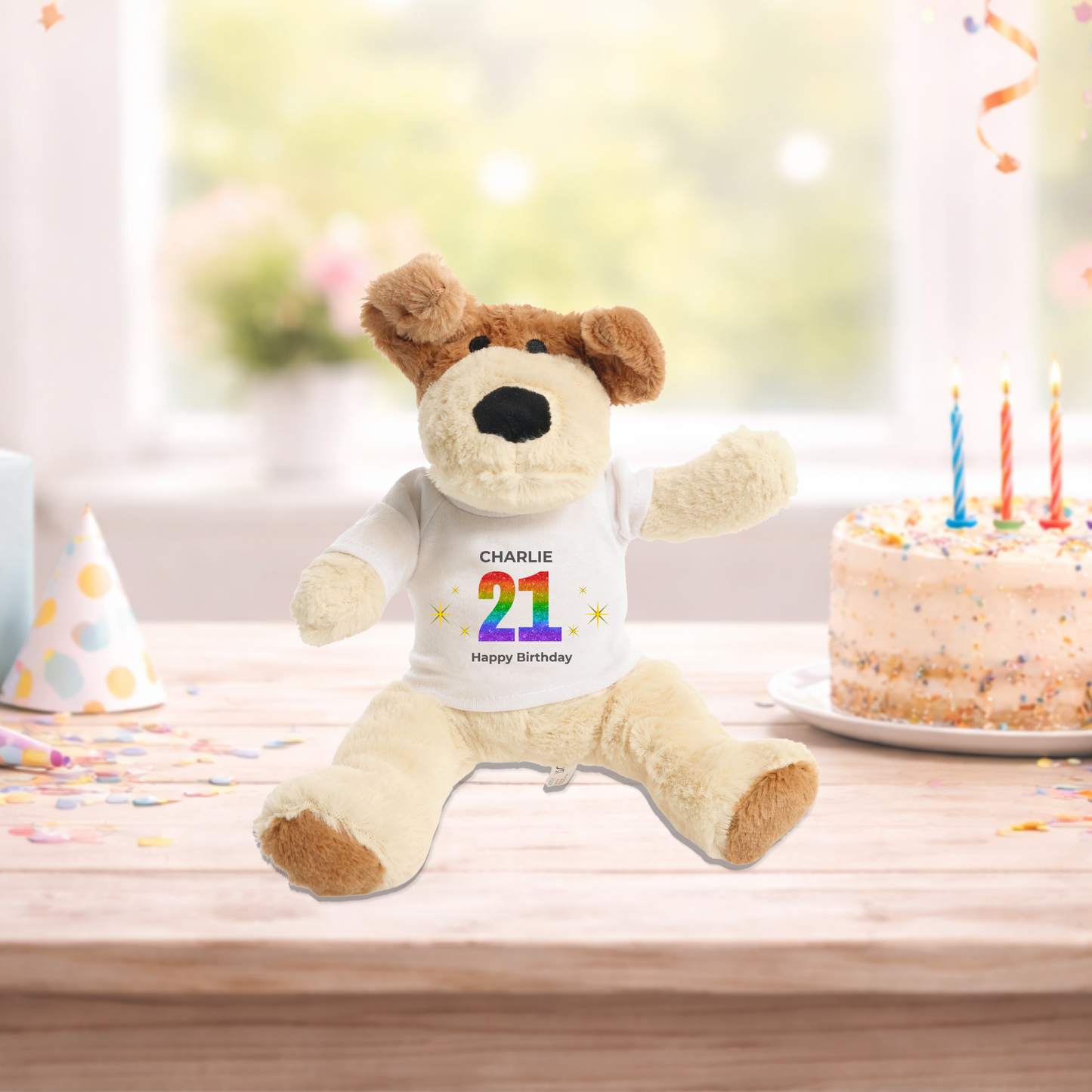 Personalised 21st Birthday Dog