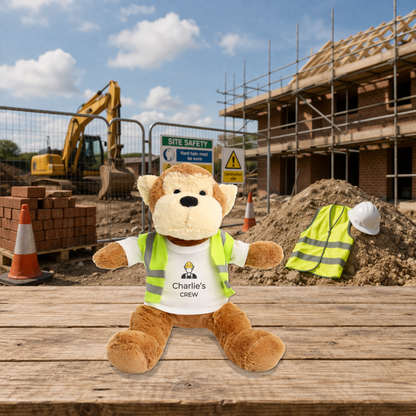 Personalised Builder Monkey