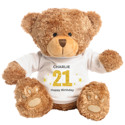 Personalised 21st Birthday Classic Bear