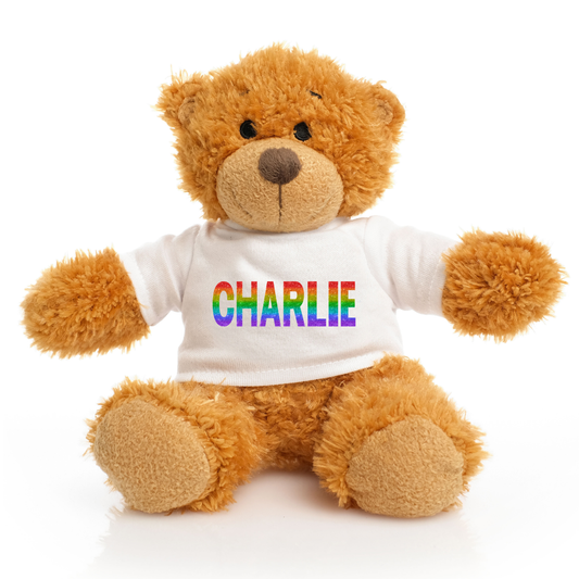 Personalised Name Snuggle Teddy Bear
