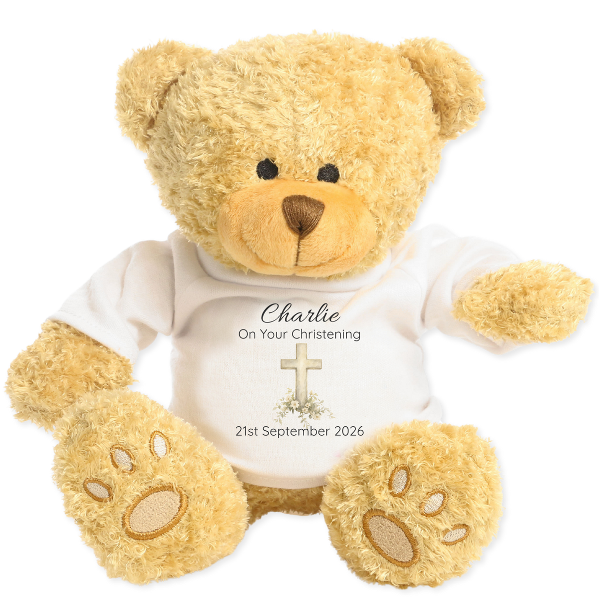 Personalised Christening Classic Teddy Bear