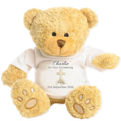 Personalised Christening Classic Teddy Bear