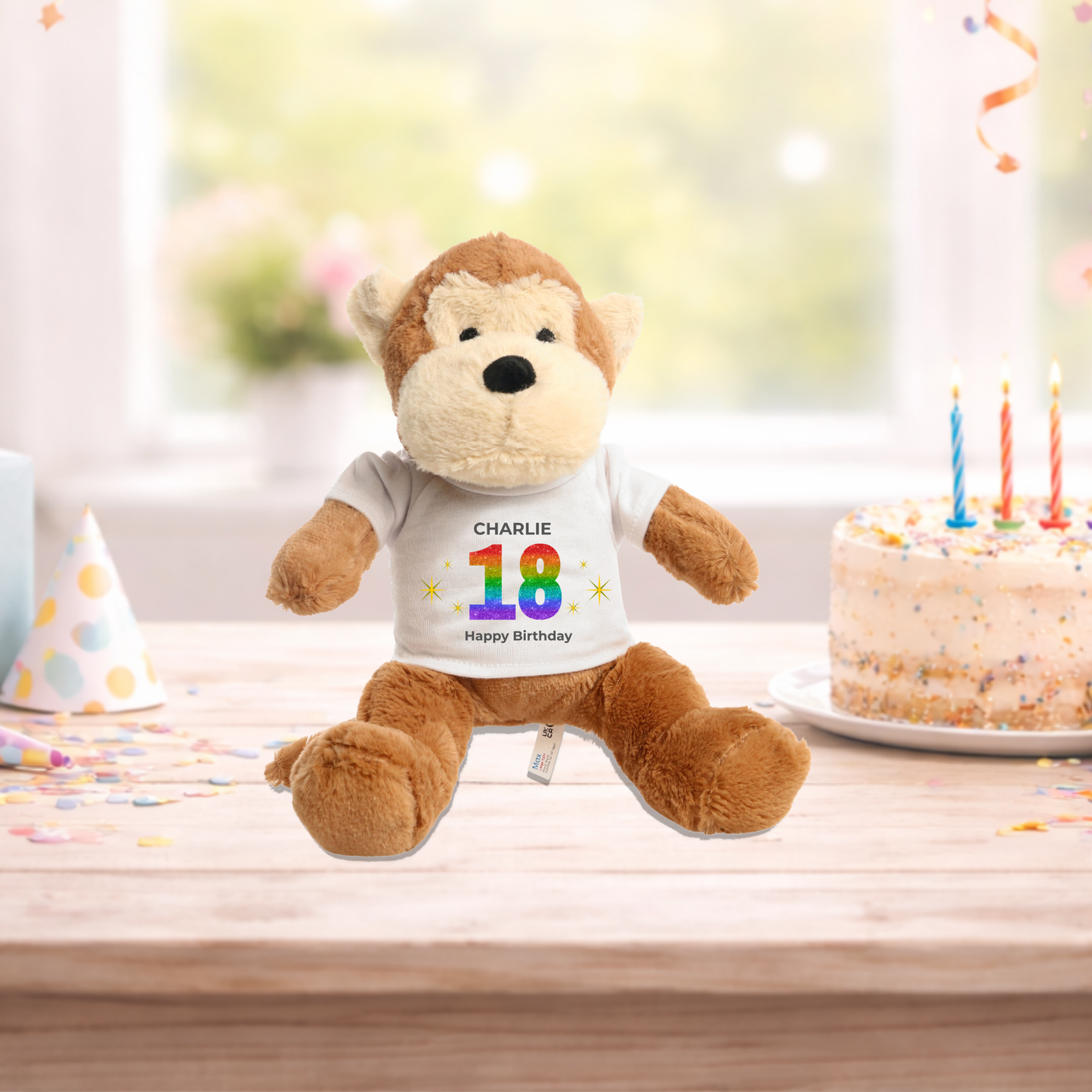 Personalised 18th Birthday Monkey