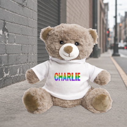 Personalised Hoodie Eco Teddy Bear