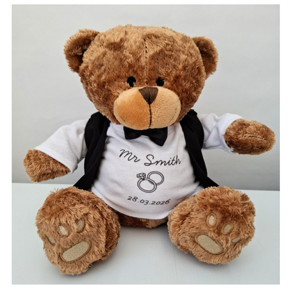 Personalised Bride & Groom Classic Bears