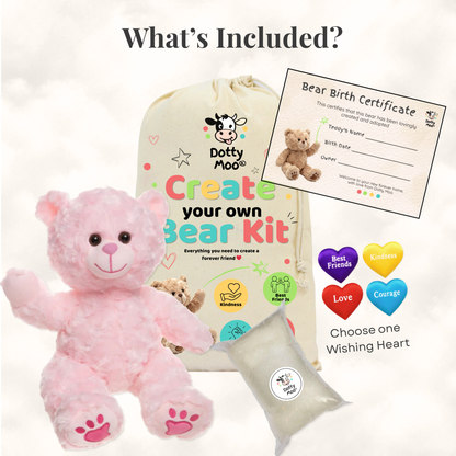 Create Your Own Bear Kit - Pink
